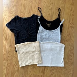 Set of 5 brandy Melville tops
